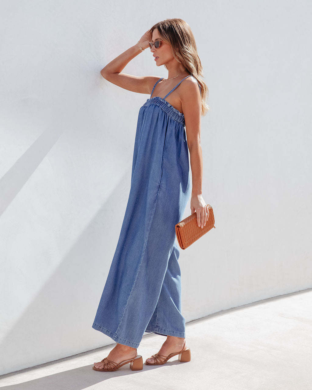 Vintage denim jumpsuit