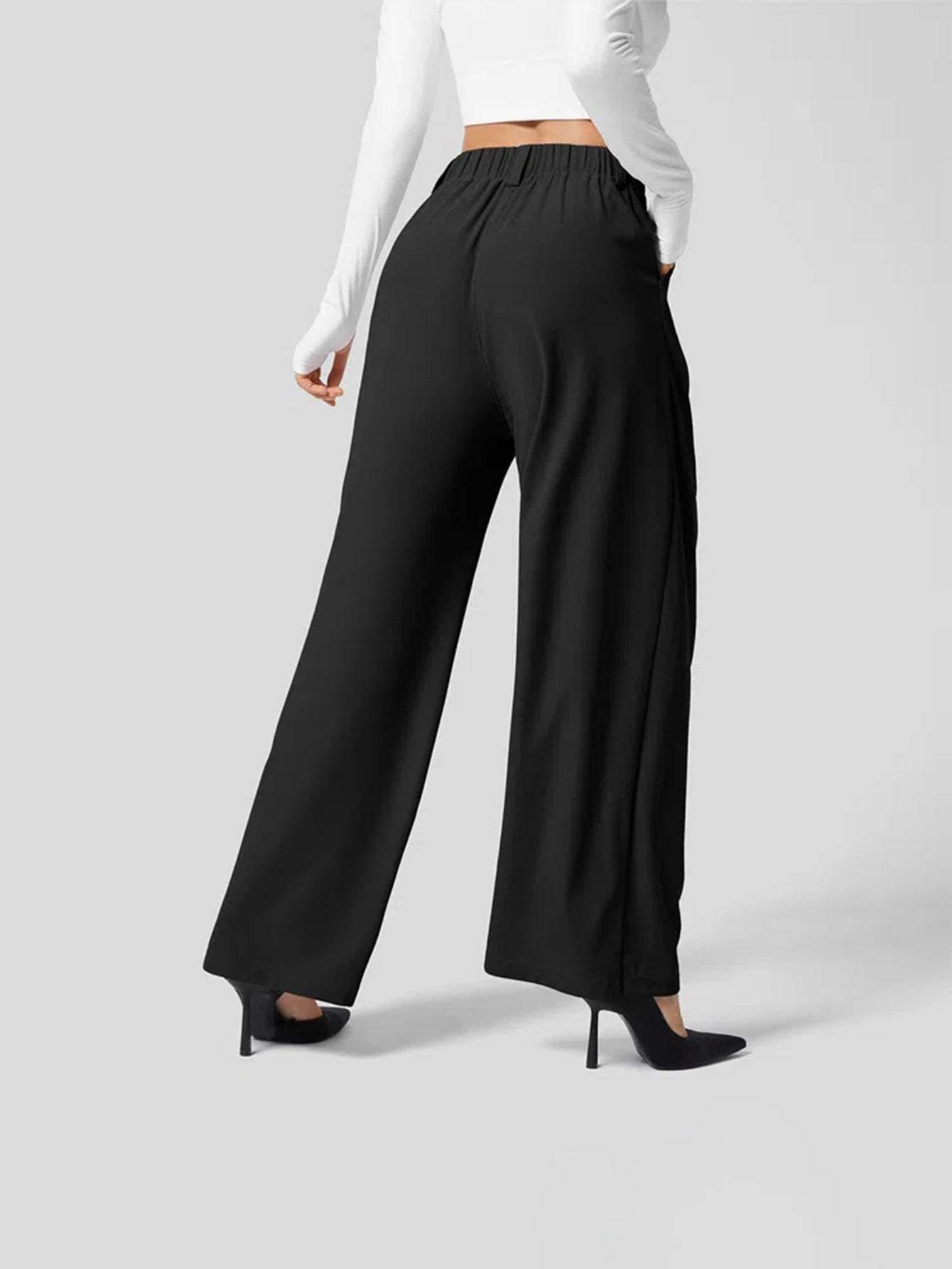 Wide-Leg Palazzo Pants