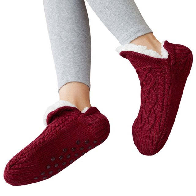 Thermal Socks Ultra Warm Non-Slip Yarn Fur Indoor Slipper Socks