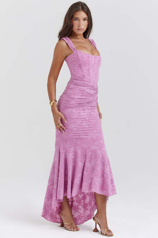 Elegant Asymmetrical Maxi Dress