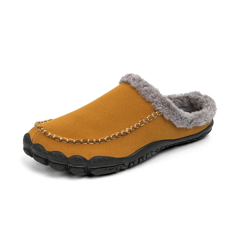 Men Winter Orthopedic Barefoot Slippers Premium Arch Support Plantar Fasciitis Slippers