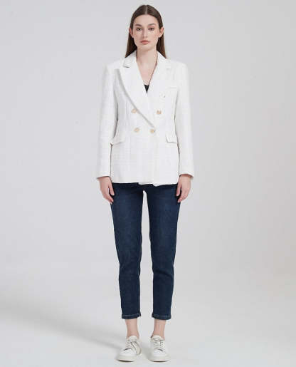 Breasted Blazer With Structure