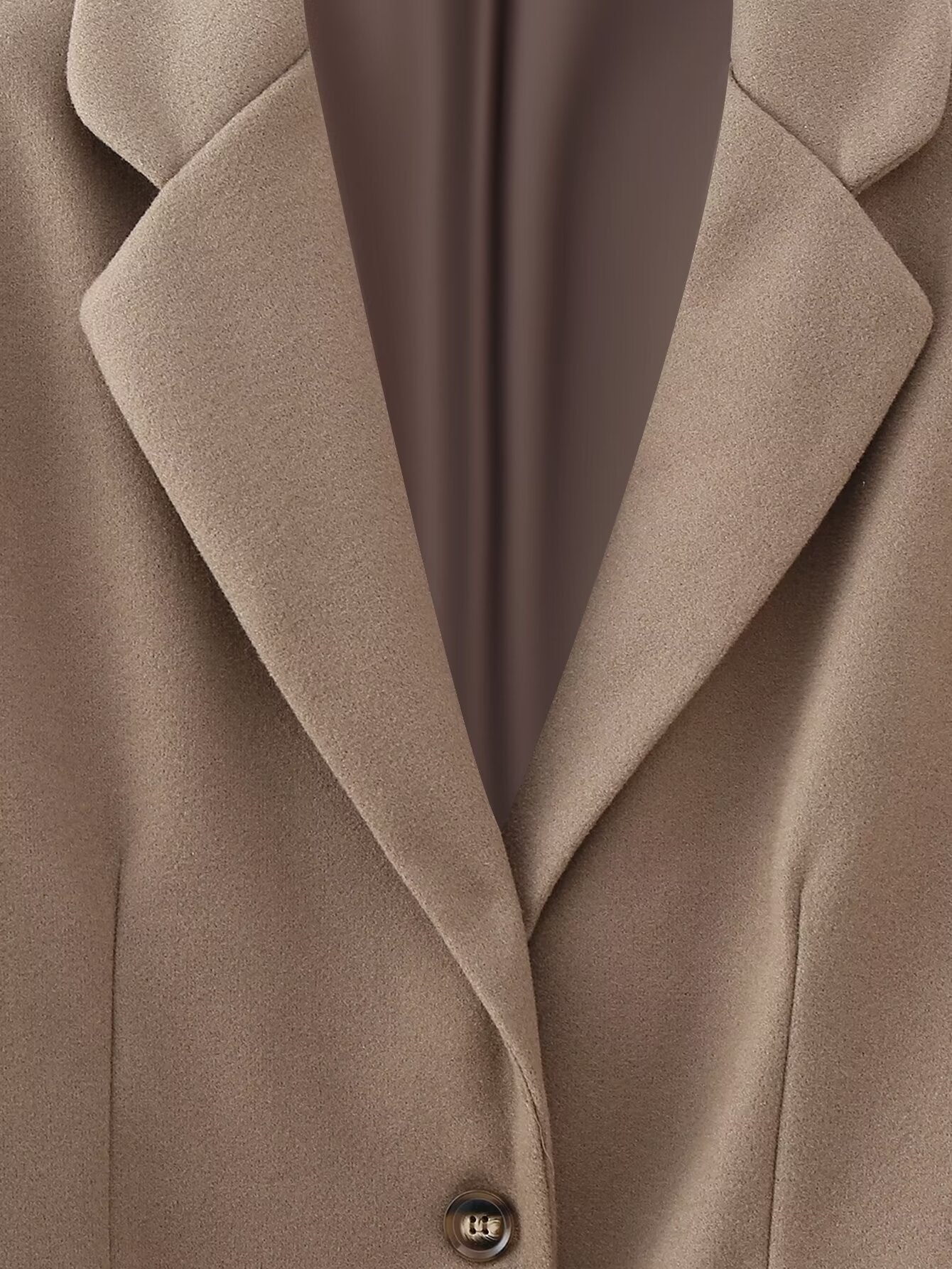 Fringe Accent Wool Blend Blazer