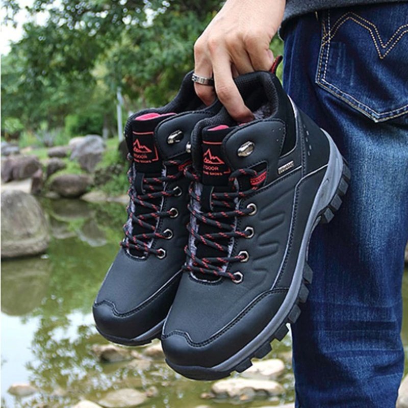 Men Waterproof Orthopedic Shoes Anti-shock Winter Boots