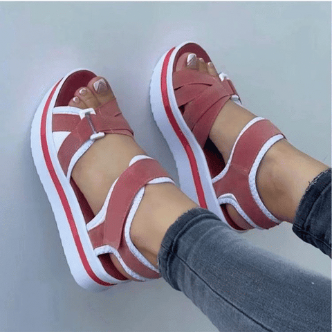 2023 Premium Diabetic Walking Orthopedic Platform Sandals