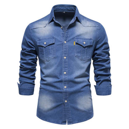 Stretch Denim Shirt