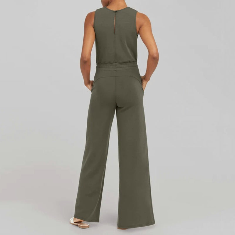 Air Essentials Sleeve Plain Jumpsuit