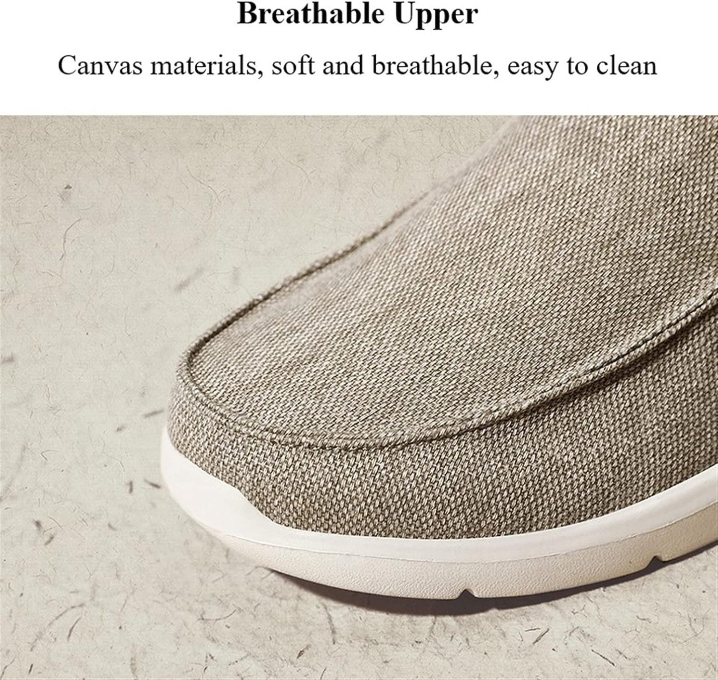Men Orthopedic Loafers Breathable Canvas Shoes Lightweight Causal Comfortable Walking Shoes