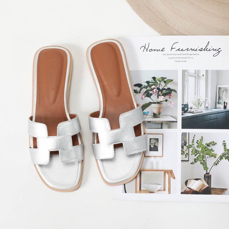 Women'S Artist Flat H-Band Slide Sandal