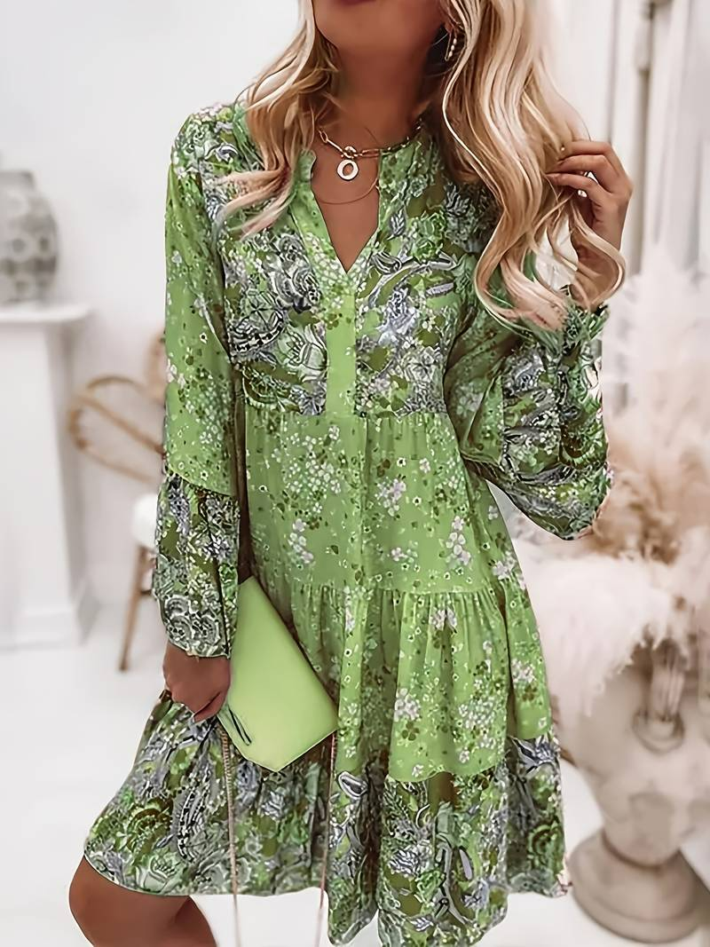 Dress with Floral Prints
