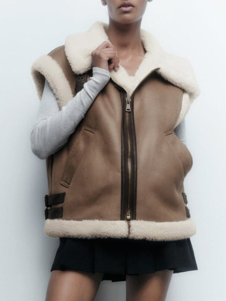 Combi Waistcoat With Teddy Lining