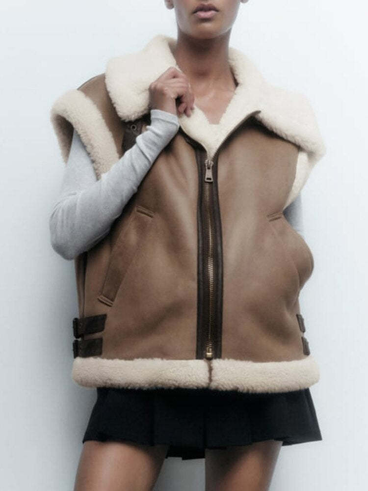 Combi Waistcoat With Teddy Lining