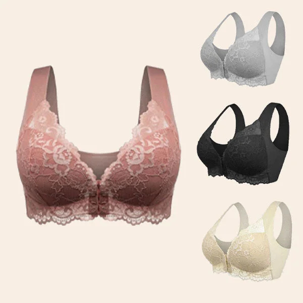Front Closure 5D Shaping Push Up Bra – Seamless, Beauty Back, Comfy