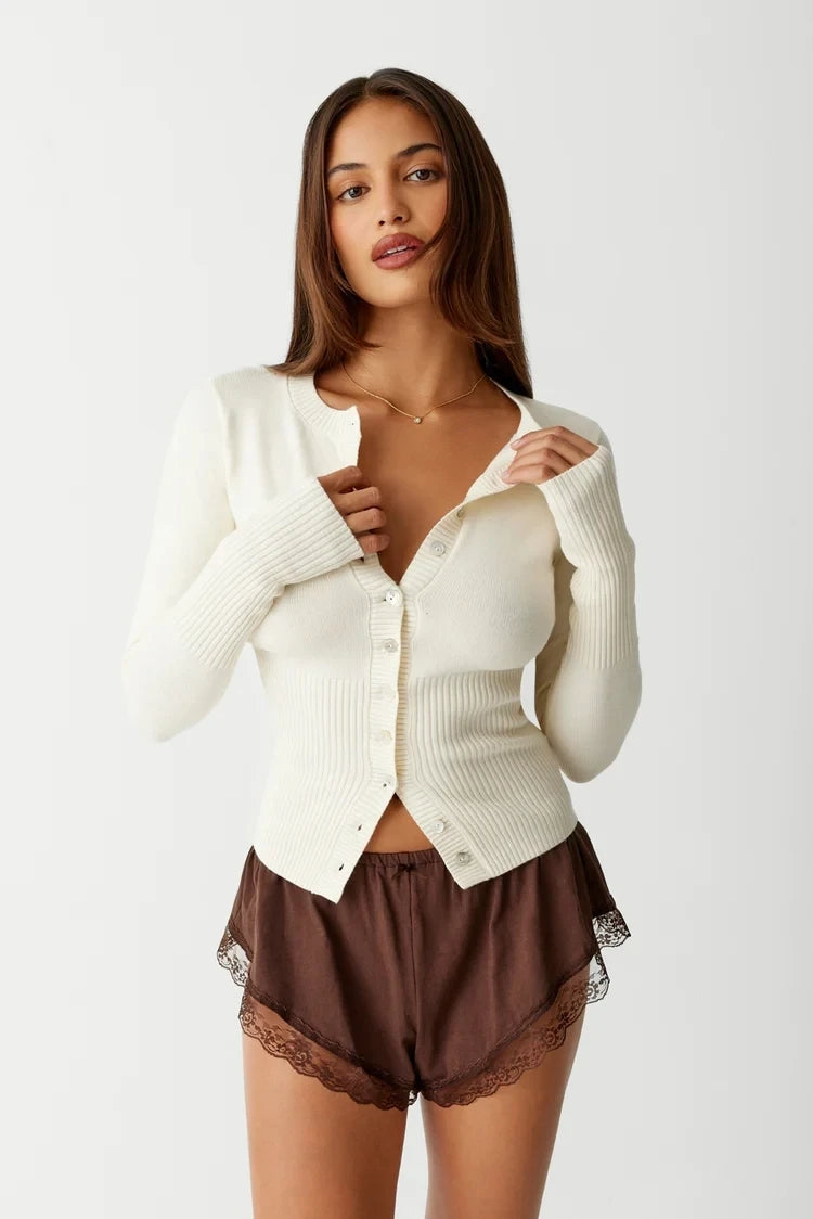 Ribbed Cardigan