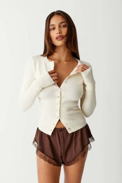 Ribbed Cardigan