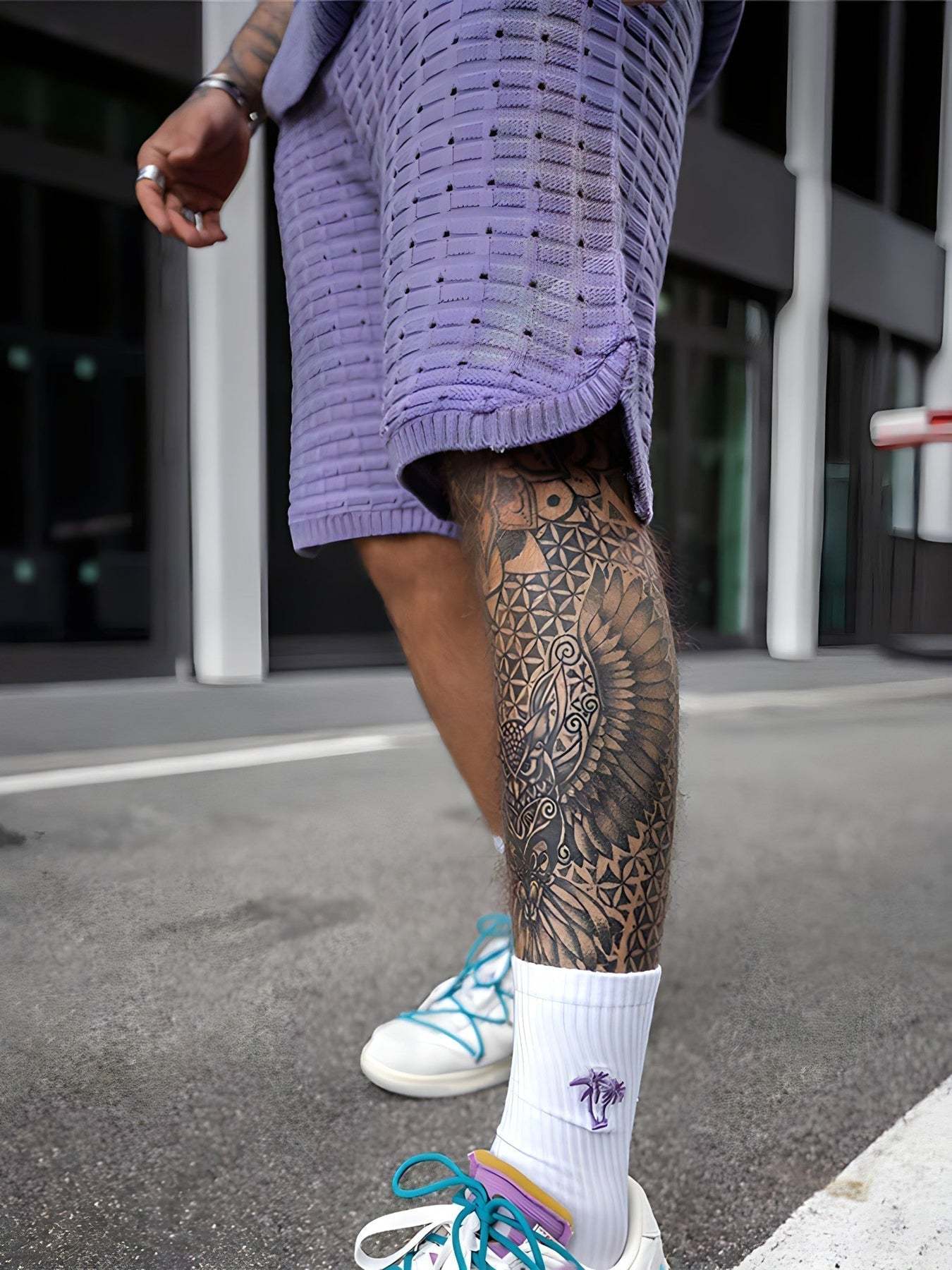 Sleeveless Knitted Men's Set