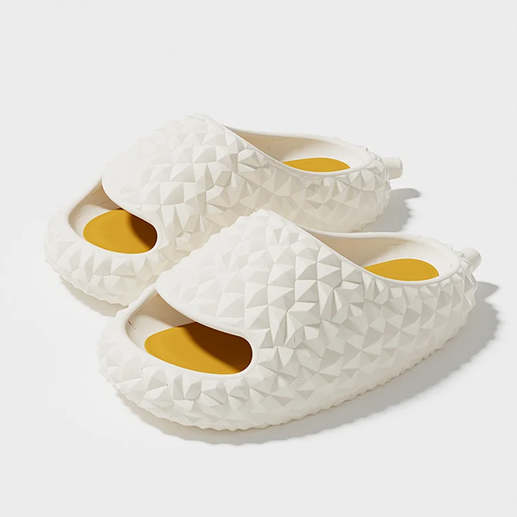 Cute Durian Slides, Quick Dry Non-Slip Soft Bottom Open Toe Indoor And Outdoor Slides