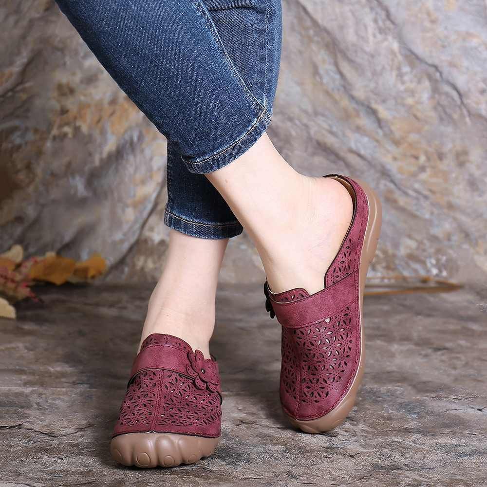 Comfortable Retro Backless Casual Sandals