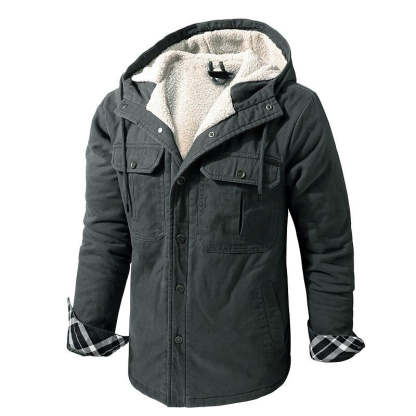 Fleece Winter Jacket With Inner Lining