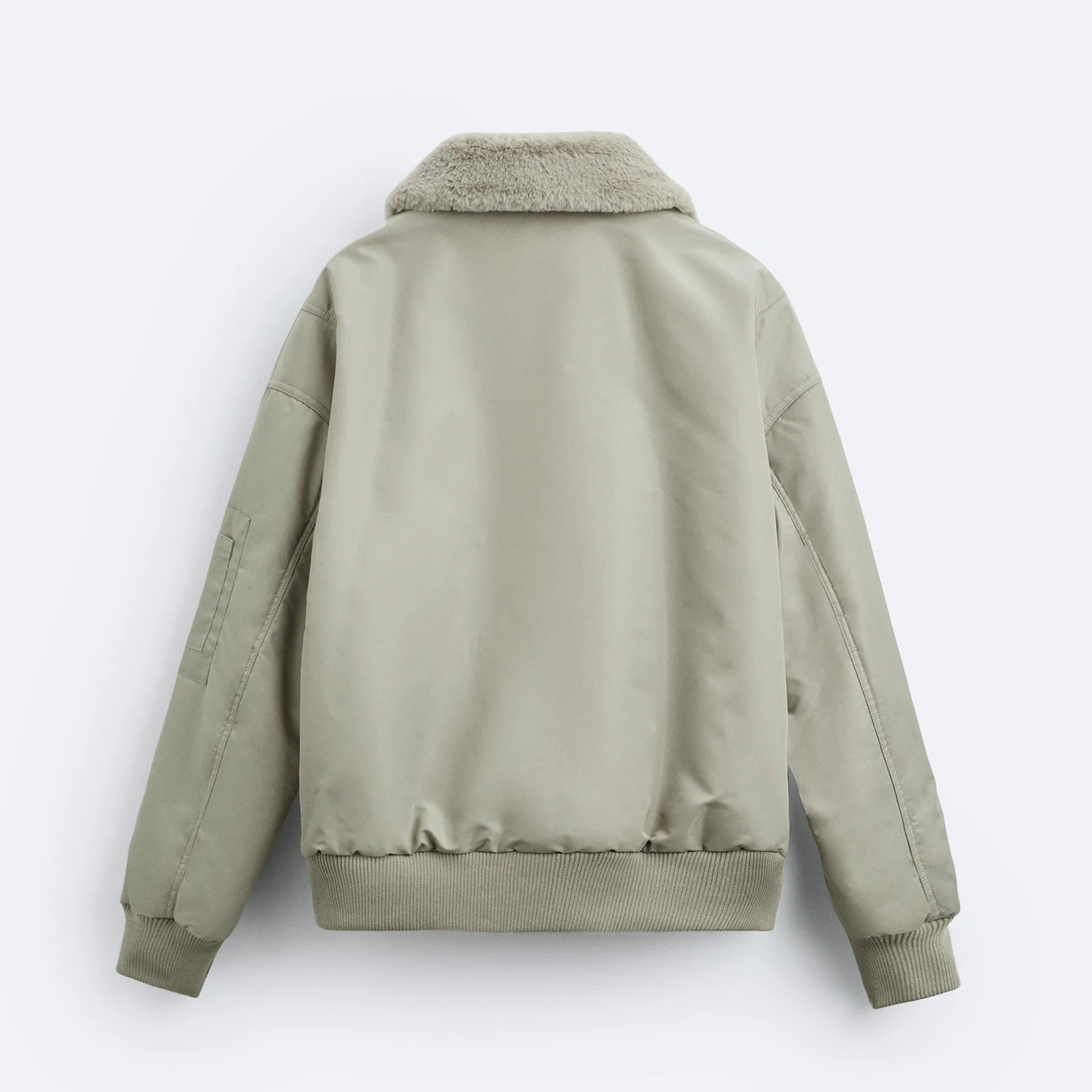Men's Sherpa Collar Bomber Jacket