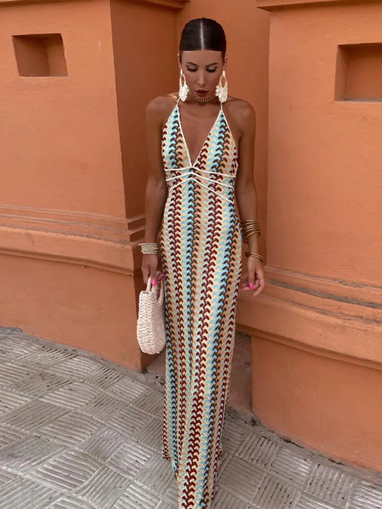 Halter Maxi Dress