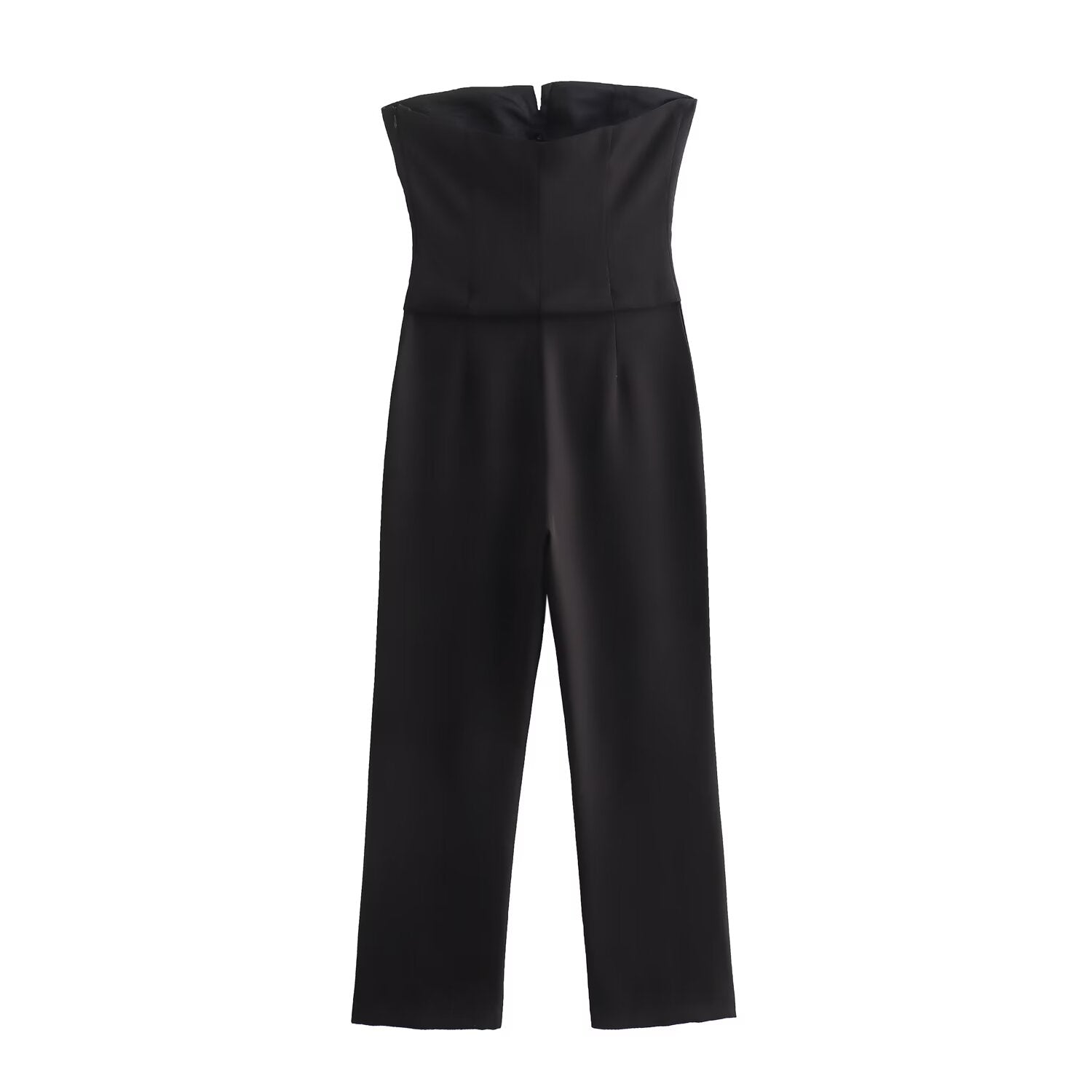 Elegant Strap w Detail Jumpsuit