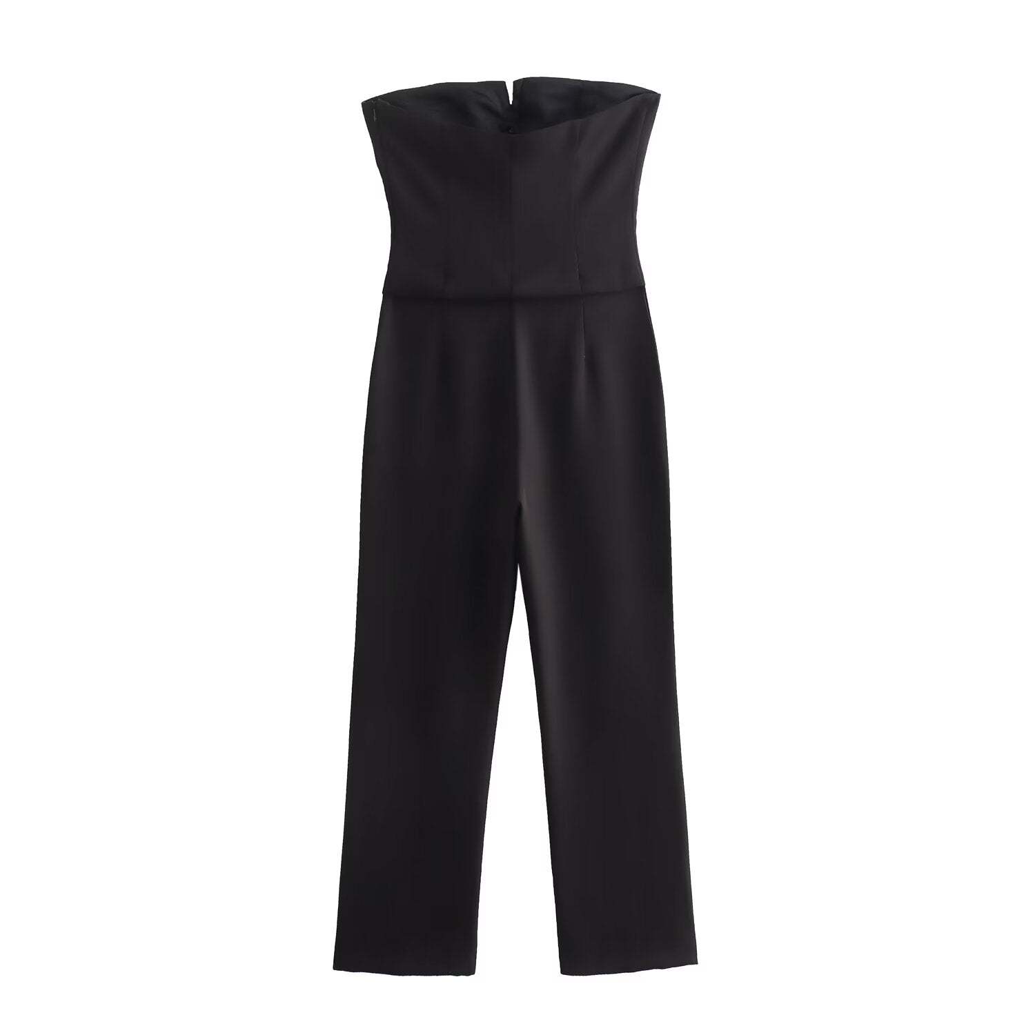 Elegant Strap w Detail Jumpsuit