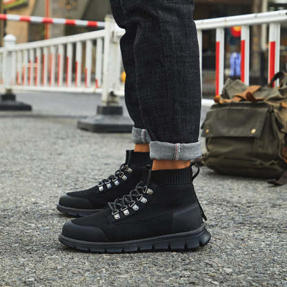Men's Walking Punk Ankle Boots