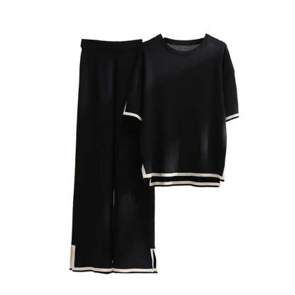 Two Piece Set With Wide Legs