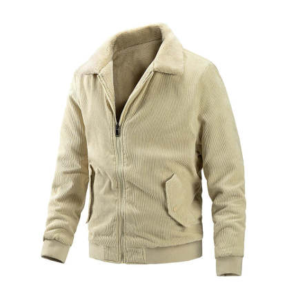 Bomber Jacket With Wool Lining