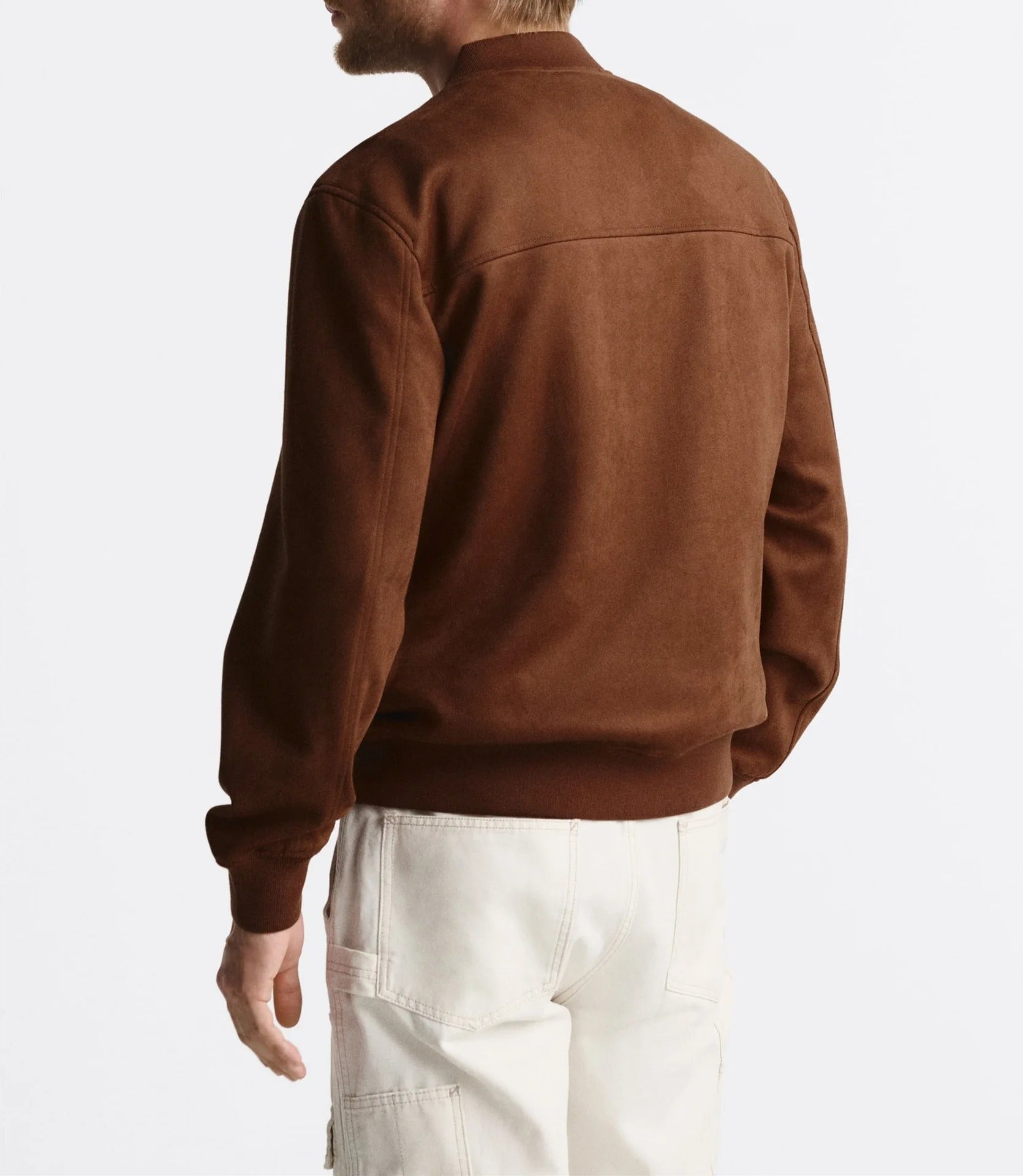  Men's Classic Zip-Up Bomber Jacket