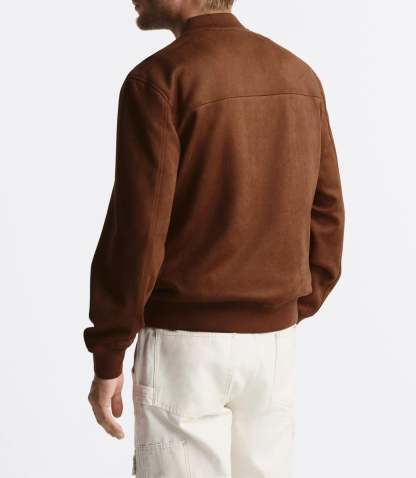 Men's Classic Zip-Up Bomber Jacket