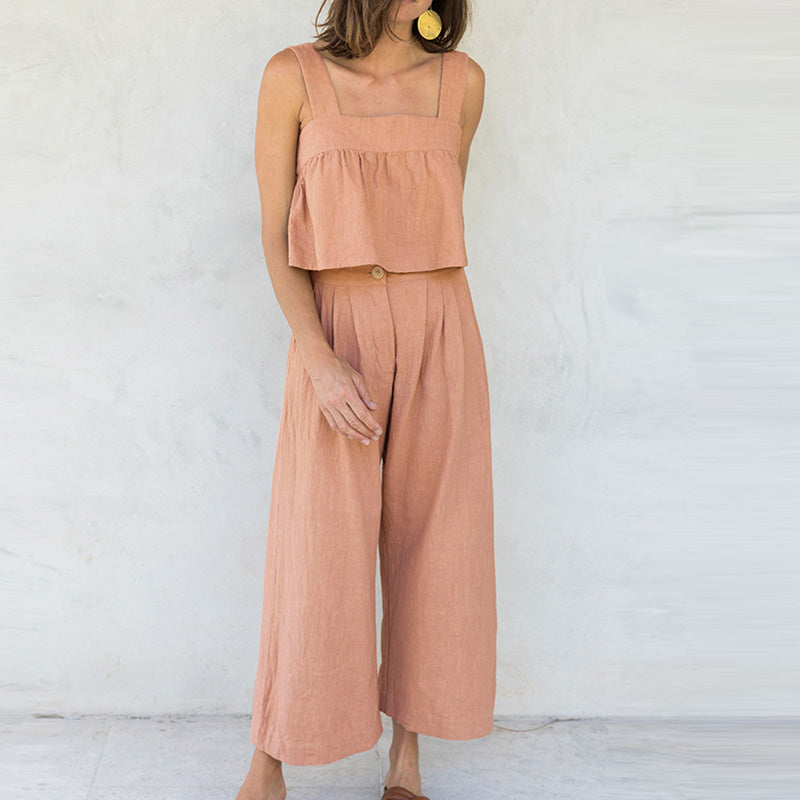 Two Piece Linen Set