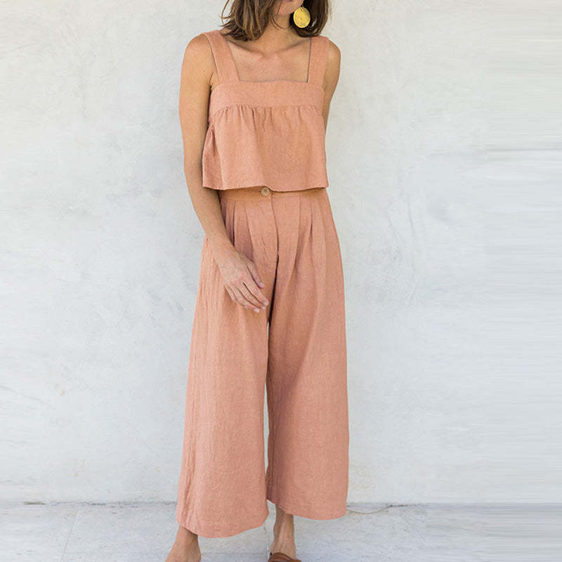 Two Piece Linen Set