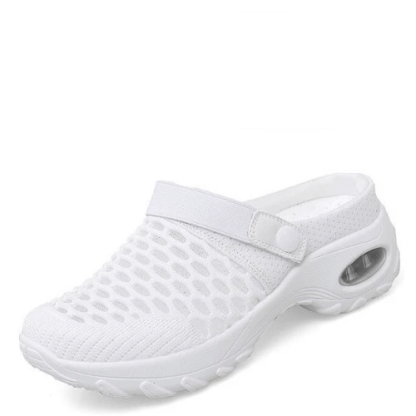 Women's Summer Breathable Mesh Air Cushion Outdoor Walking Slippers Orthopedic Walking Sandals
