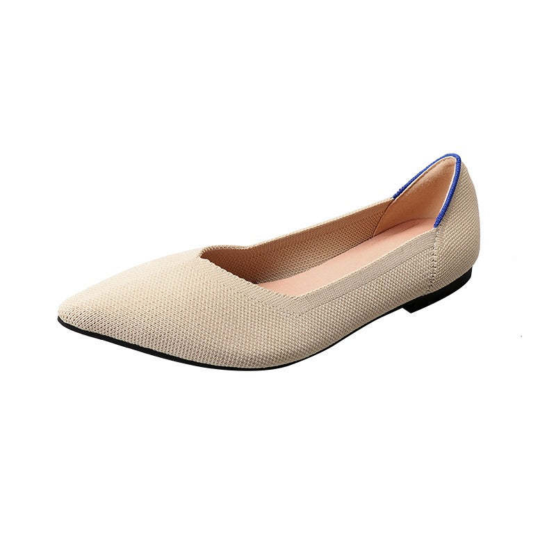 Pointed Wide Toe Box Ballet Flats for Bunions
