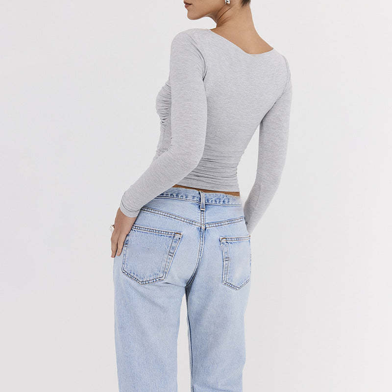 Cut-Out Twisted Top