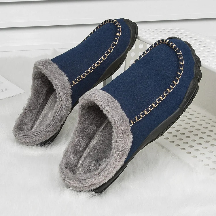 Men Winter Orthopedic Barefoot Slippers Premium Arch Support Plantar Fasciitis Slippers
