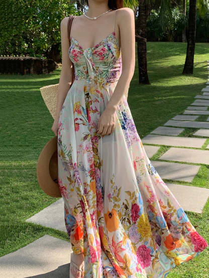 Boho Floral Summer Dress