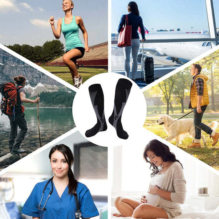 Compression Socks - All Day Wear Sockd & Relief For Lower Legs Discomfor