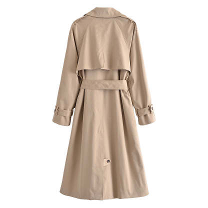 Breasted Trench Coat