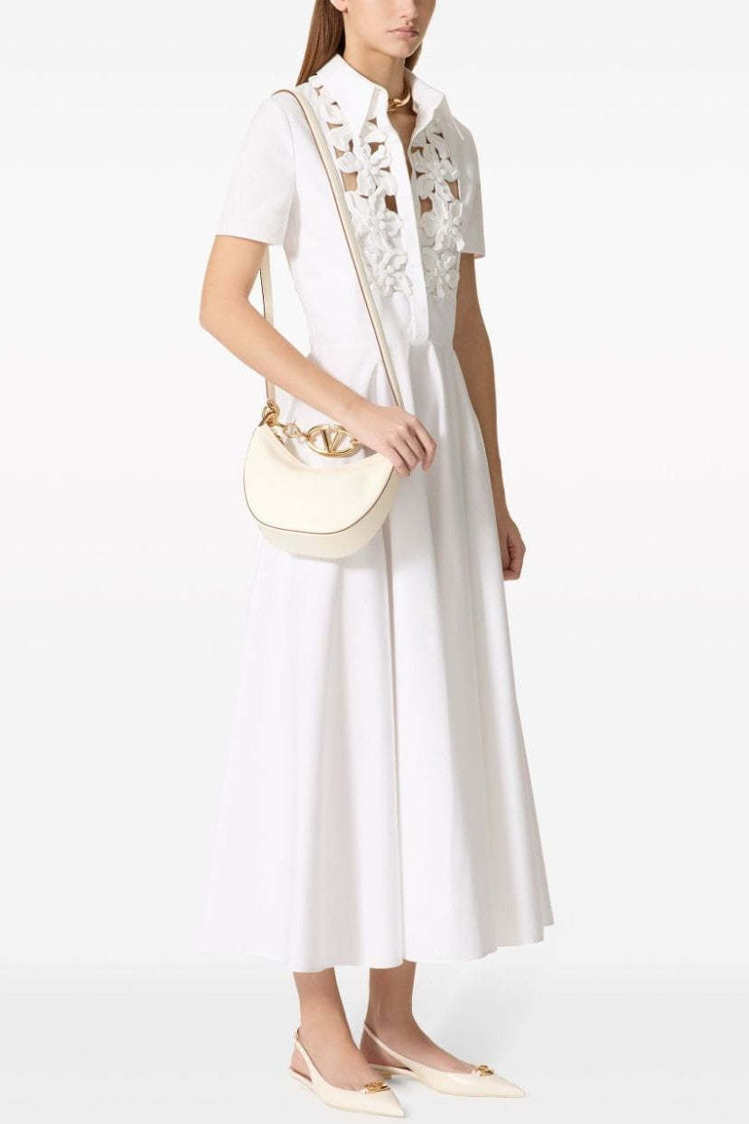 Plain White Maxi Dress