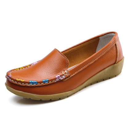 New Ethnic Style Flat Heel Soft Soled Shoes