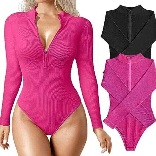 Sleek Long Sleeve Swimwear