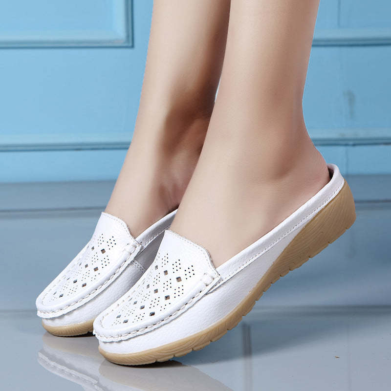 Single Slope Heel Hollow Shoes: Lightweight, Stylish, and Comfortable for Everyday Wear