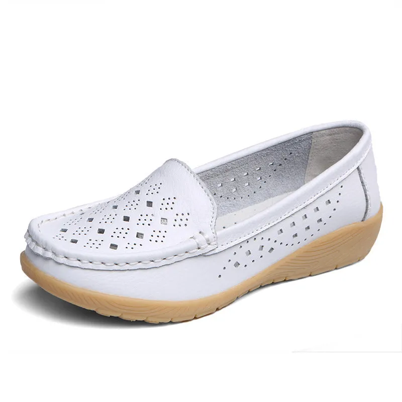Casual Hollowed Out Women's Shoes: Stylish, Comfortable, and Easy-Care Footwear