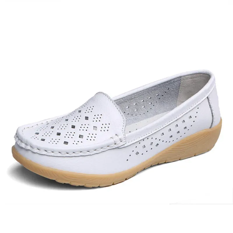 Casual Hollowed Out Women's Shoes: Stylish, Comfortable, and Easy-Care