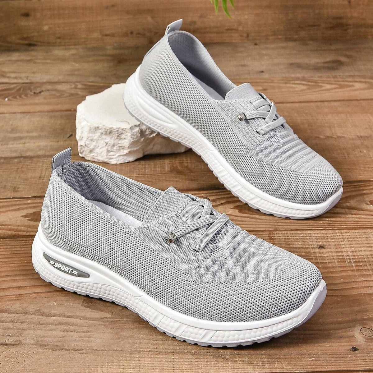 Women Slip On Orthopedic Sneakers Lightweight Wide Width Soft Sole Arch Support Non-Slip Shoes