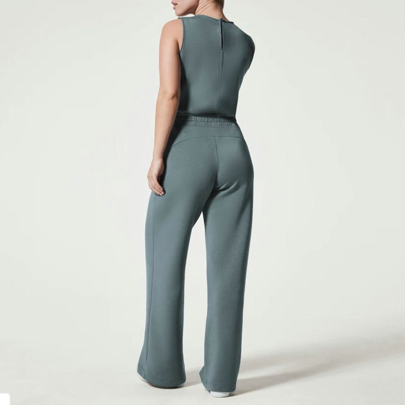Air Essentials Sleeve Plain Jumpsuit