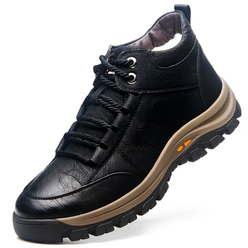 Men’s Winter Casual Hand Stitching Arch Support & Non-slip Breathable Boots